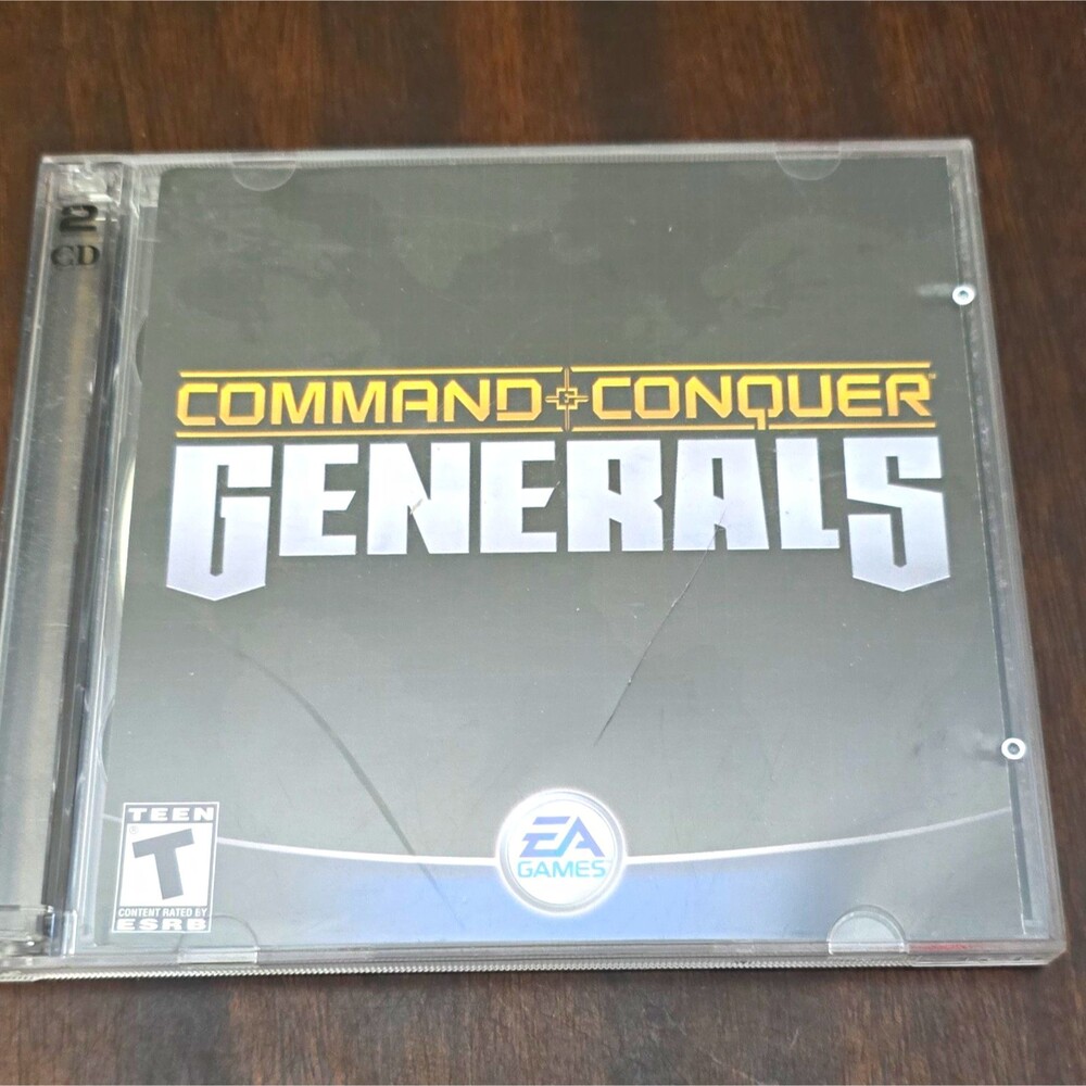 EA Games Command & Conquer: Generals PC 2-Disc Set Strategy T-Teen